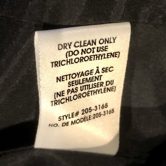 Nanette Lepore Pencil Skirt 2 Dark Blue White Textured Raw Hem Cotton Linen - Picture 11 of 13